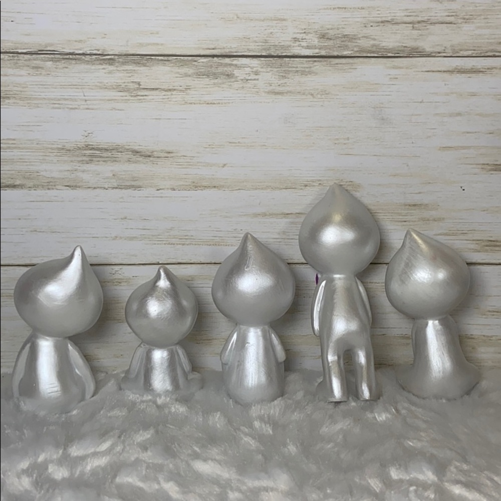 Cute little pearl white ghosts bow ties yoga - Picture 5 of 6